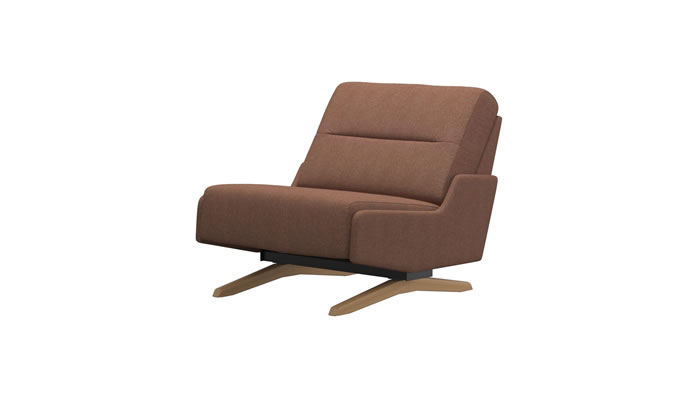 Stressless Stella Chair in Clover Burgundy Fabric